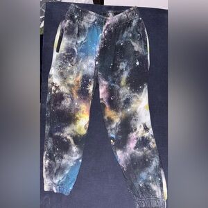 Molo Cosmic Print Kids Sweatpants organic cotton Adan joggers euc